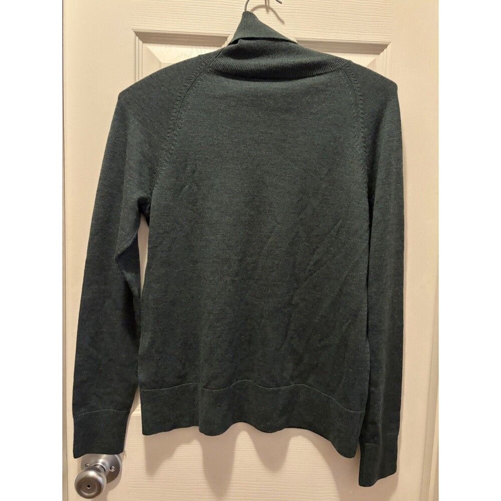 Pendleton 100% Merino Wool Turtleneck Sweater Green Women's Sz Small Classic - Picture 7 of 10